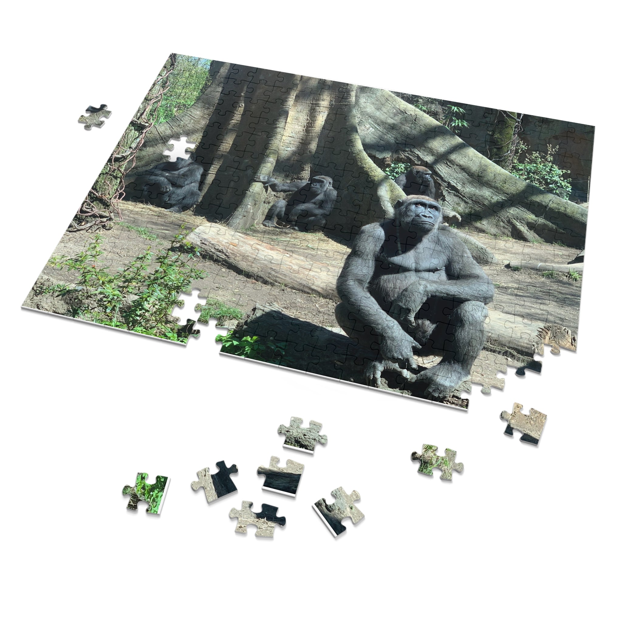 Nature-Themed Jigsaw Puzzle with Tin - Fun Family Activity, Perfect Gift for Animal Lovers, Puzzle Game, Wildlife Decor