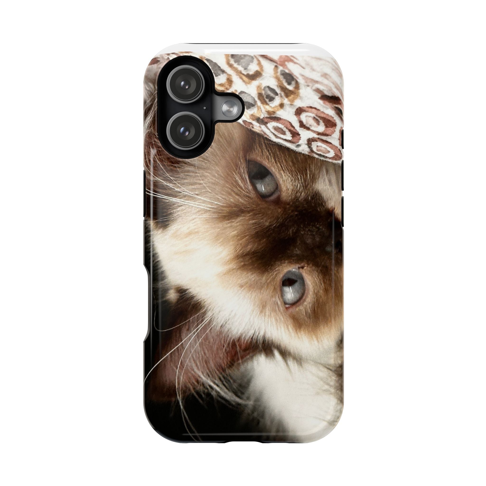 Cat Lover's Magnetic Phone Case - Impact-Resistant Design, Cute Pet Gift, Phone Accessories, Durable Case, Cat-Themed Mobile Cover