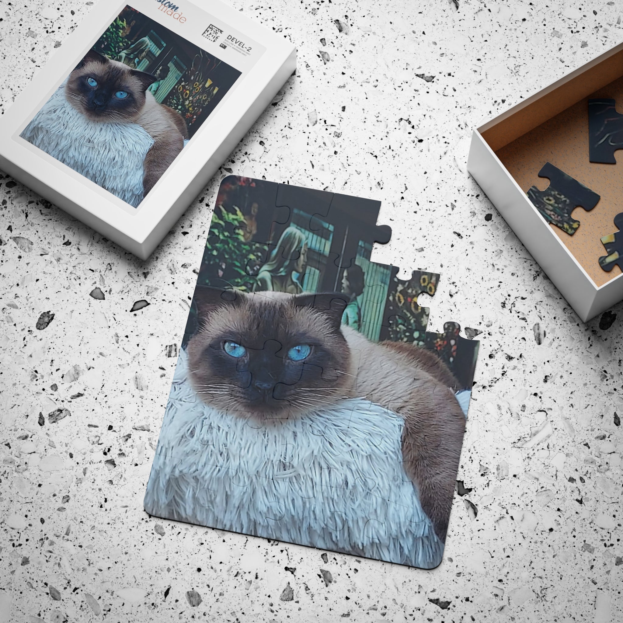 Cat-Themed Kids' Puzzle, Fun Family Activity, Educational Gift for Holidays, Engaging Playtime, Perfect for Cat Lovers